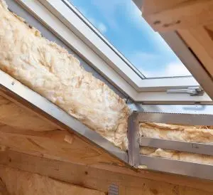 Wärmedämmung im Dach und Dachfenster